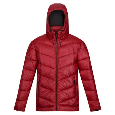Regatta Mens Toploft II Hooded Padded Jacket S Dark Red