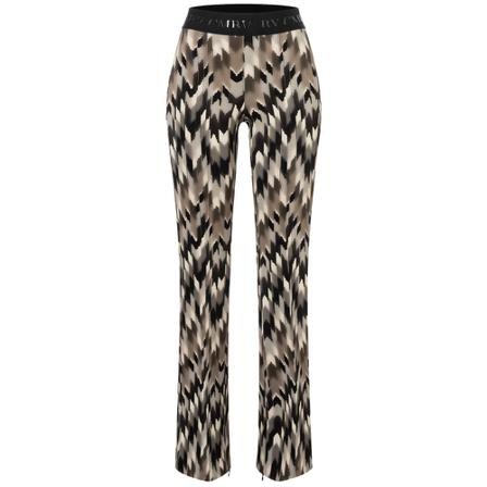 Cambio Flower Broek 04 , Bruin , Dames , Maat: M
