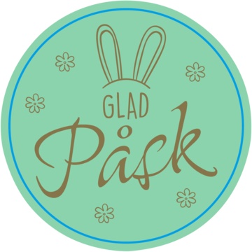 Forseglingsetikett God Påske