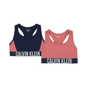 Kids - Calvin Klein 2-Pack Petalred/Navyiris Bralette 12-14 Years - Underwear - 12-14 years - Pink