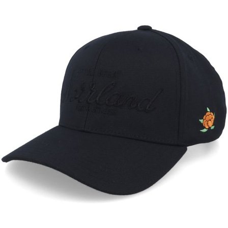 SQRTN - Svart adjustable Keps - Great Norrland 120 Cap All Black Adjustable @ Hatstore