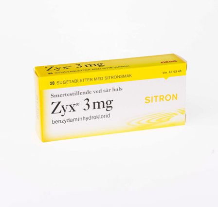 Zyx 3 mg sugetabletter sitron 20 stk