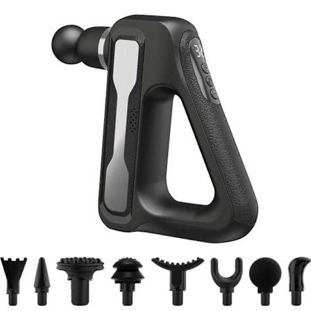 Massasjeverktøy Muskelmassasjemaskin med 8 alternative hoder og 32 vibrasjonsmoduser, 100% Ny