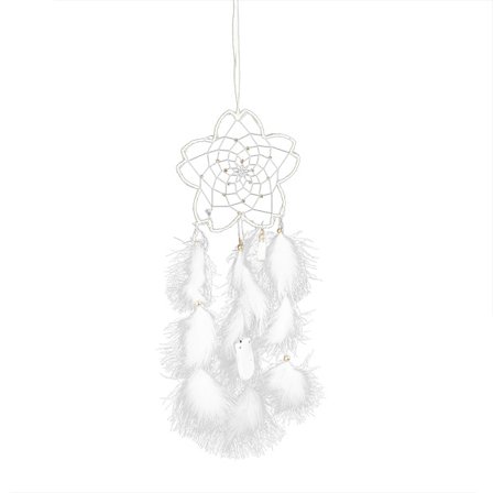 LED Drömfångare Väggbonad Heminredning Bröllopsfest Fjäderhänge Lampa