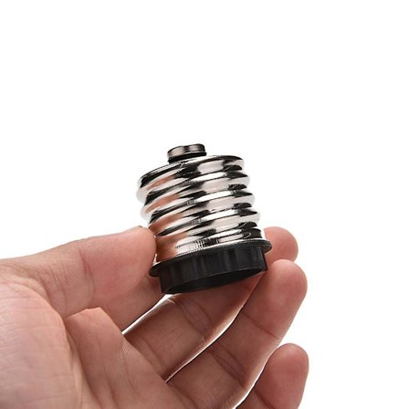 E40 Till E27 LED Halogen Lampa Sockel Adapter Konverter Bas Hållare