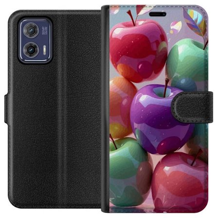 Yhteensopiva Lompakkokotelo Motorola Moto G73 Kiiltävät värilliset munat pastellisävyissä leikkisällä fiiliksellä