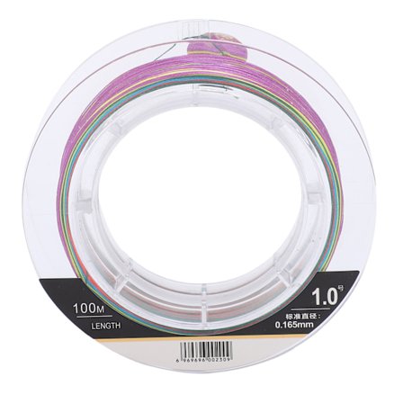 Flettet fiskesnøre 109 meter flettet 9 tråder PE-line slitesterk fiskesnøre