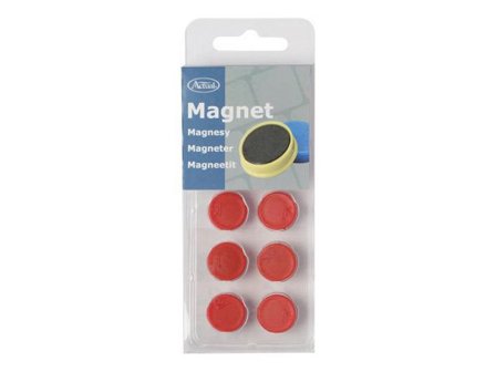 Magnetknappar 16mm röd 10/fp - Lyreco - Kontorsmöbler och inredning - Whiteboardtavlor och tillbehör - Magneter