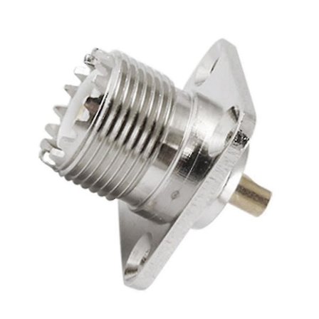 10x Uhf Honkontakt So239 Panel Chassi Montering Löd Rf-kontakt