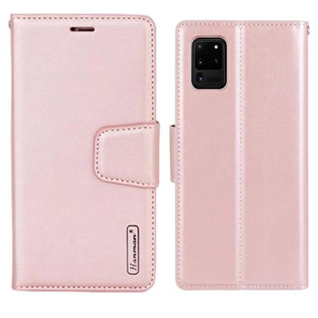Samsung Galaxy S20 Ultra - Plånboksfodral Hanman Pinkgold Roséguld