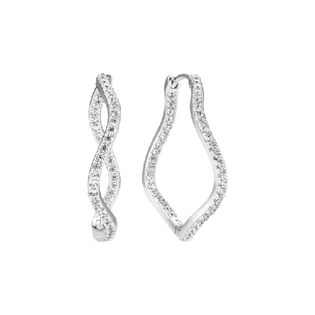 Sif Jakobs Jewellery Ellera Waves X-grande Earrings Örhängen Dam Silver XL