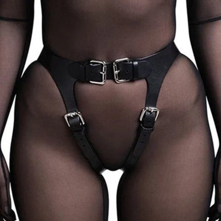 Sexet Bdsm Læder Sele Sæt Dame BH Lingeri Krops Bondage Strømpebånd Bælte Ben Tætte Strømper med Stropper Sæt Sex Shop, Sexlegetøj