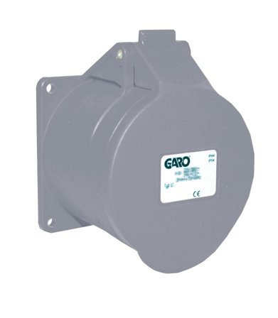 Garo UI 216-12 S Paneluttak IP44, 3-polet, 16 A Grå, 12 h, Stikkontakter & kabler