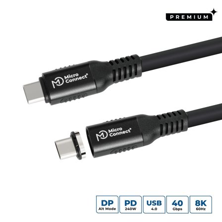 MicroConnect USB-C to USB-C cable 2m