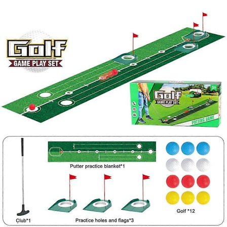 Golfkøller til børn i alderen 2 3 4 5 år, udtrækkeligt golfsæt til småbørn med putting