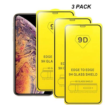 3-PAK-9D skærmbeskytter Samsung Galaxy A52s - 5G hærdet glas (6,5 tommer)
