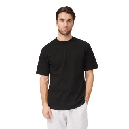 TeeShoppen Oversized T-shirt T-shirts Herr Svart XL