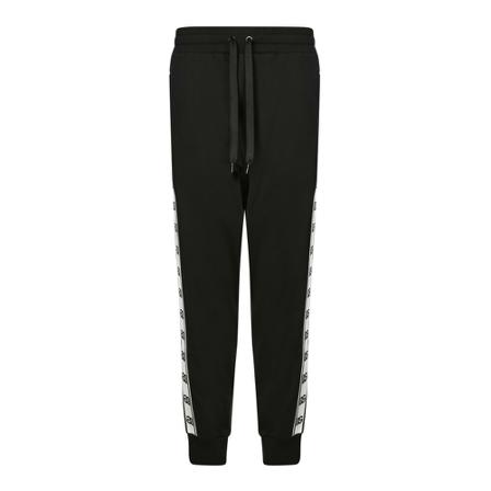 Dolce & Gabbana, Track pants Zwart, Heren, Maat:L,polyester