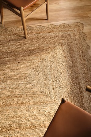 Jotex - Juteteppe Jute/Jute Natur SHUBHI - Kjøp Jutetepper hos Jotex