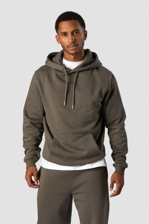 ICANIWILL - Everyday Hoodie Men Khaki Green - Herre - ICIW