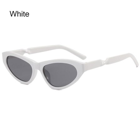 Ovala solglasögon Cat Eye solglasögon VIT VIT