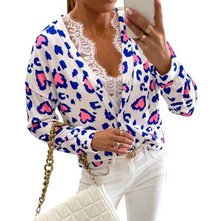Kvinnor Enkelknäppta Toppar Button Down Blus