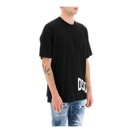 Dsquared2, T-Shirts Czarny, Mężczyzna, Rozmiar: L