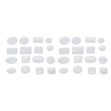 Mini Pure White Dishes Toy Safe Durable Miniature Play Kitchen Toys for Dollhouse