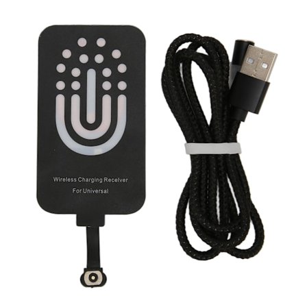 Tynd trådløs opladningsmodtager Type C Magnetisk sugning Dobbelt anvendelse Trådløs opladningsmodtager Trådløs opladningsplaster Magnetisk bagplade