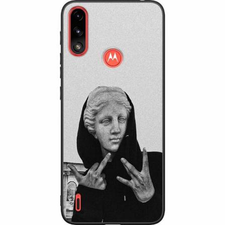 Motorola Moto E7i Power Svart Skal Hello!