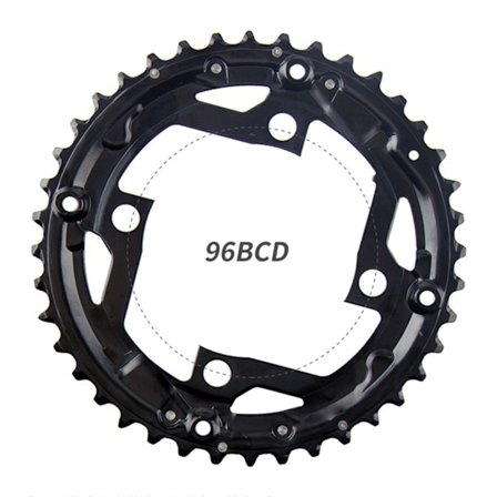 Prowheel Trippel/dobbel Krankdrev 64/96/104bcd Terrengsykkel Krankhjul For 9/10s Stålkjede/legering Sykkel Deler