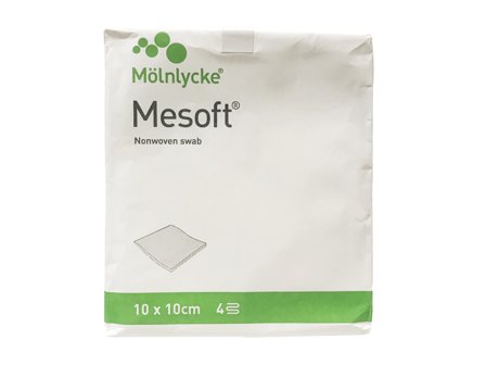 Mesoft Kompresser, Usteril, 10 x 10 cm, 100 stk.