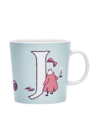 Arabia Muminmugg 40 cl ABC C Kök & matlagning Blå 0,4 L