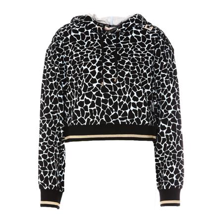 Liu Jo, Hoodies Czarny, Kobieta, Rozmiar: S