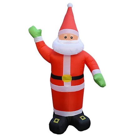 Oppblåsbar Julenisse, hagedekorasjon