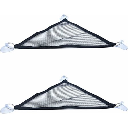 Krybdyr Mesh Hængekøjer til Slange Firben Krybdyr Firben Slange Hængekøje Firben Liggestol Hjørne Krybdyr Hængekøje med Sugekop Bærbar Mesh Åndbar