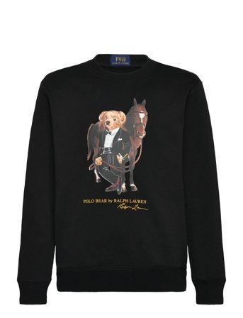 Ralph Lauren Kids Lunar New Year Polo Bear Sweatshirt - Black - 138-149