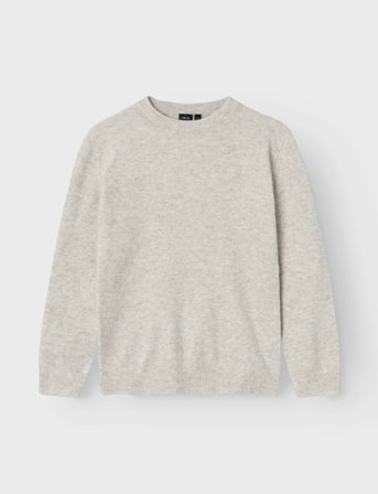 LMTD Nlmlodett Ls O-Neck Knit - Cream - 170-176