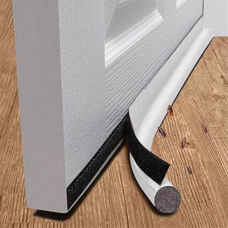 Dørforseglingsliste lydisoleringsliste dørkarm vinduesliste vindue varmeisoleringsliste vinduesdør gablokker ren hvid 3*94cm