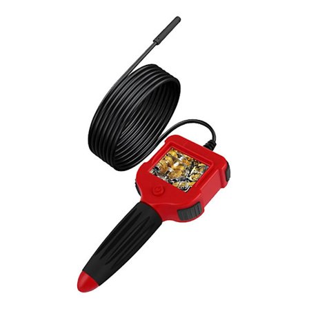 Digitalt boreskop 2,4 tommers fargeskjerm endoskopkamera 5,5 mm Ip67 vanntett