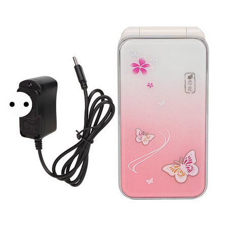 N509 2G Låst Op Flip Telefon Dobbelt SIM 2,4 Tommer Skærm Flip Mobiltelefon med 8800mAh Batteri 100‐240V