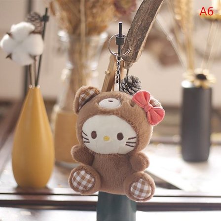 Plysch nyckelring docka för Sanrio Melody Kuromi Jade Gui Dog Backp - high quality