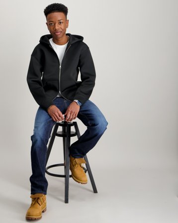 Grunt GRHohen Scuba Zip Hood Czarny Bluzy z kapturem Chłopiec - Kids Brand Store