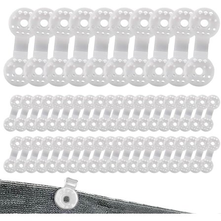 50 Klips for Skyggeduk, Festespenner for Presenning, Spesifikasjon