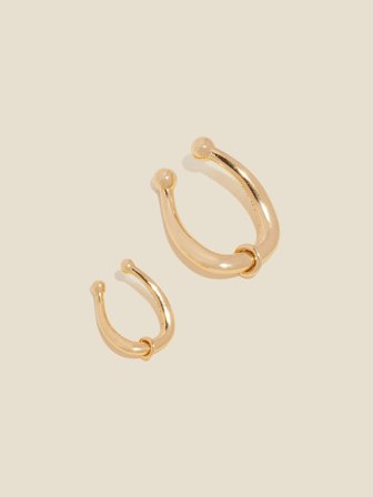 Holzweiler Bessie Gold Earrings - Gold - Unisex - One size