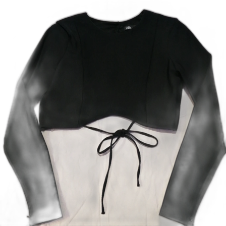 Topp med öppen rygg