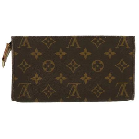 Louis Vuitton Vintage, Pre-owned Canvaspouches Bruin, unisex, Maat:ONE Size,leer