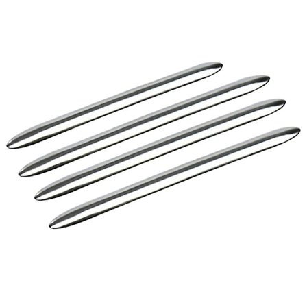 4 stk Krom Stål Dørhåndtak Dekk Trim Deksel Ytre Dører Håndtak Deksel For 5-serie