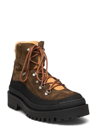 Shoes - Flat - With Lace Shoes Boots Winter Boots Brun ANGULUS