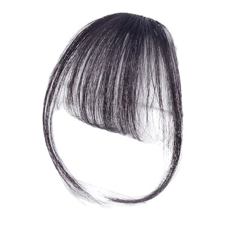 Lugger med smell - Kvinne 3D Luft Lugg Parykkstykke Usynlig Naturlig Multidireksjonell, 50% Tilbud (Naturlig svart)